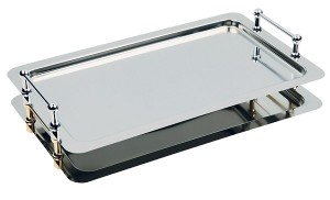 Taca chrom prostokątna 32,5x52,5 cm